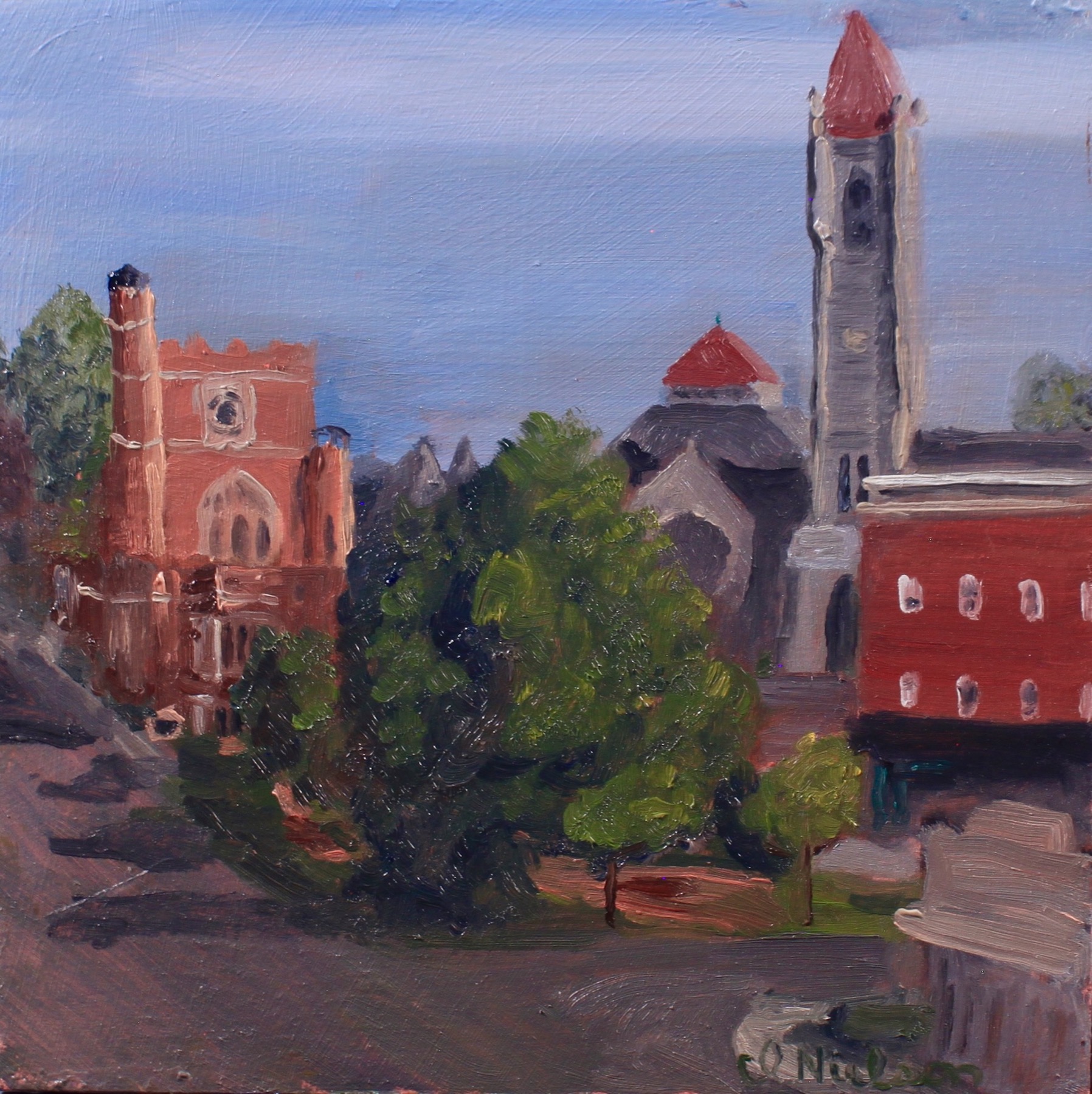 Down the Hill on Main St, Nashua