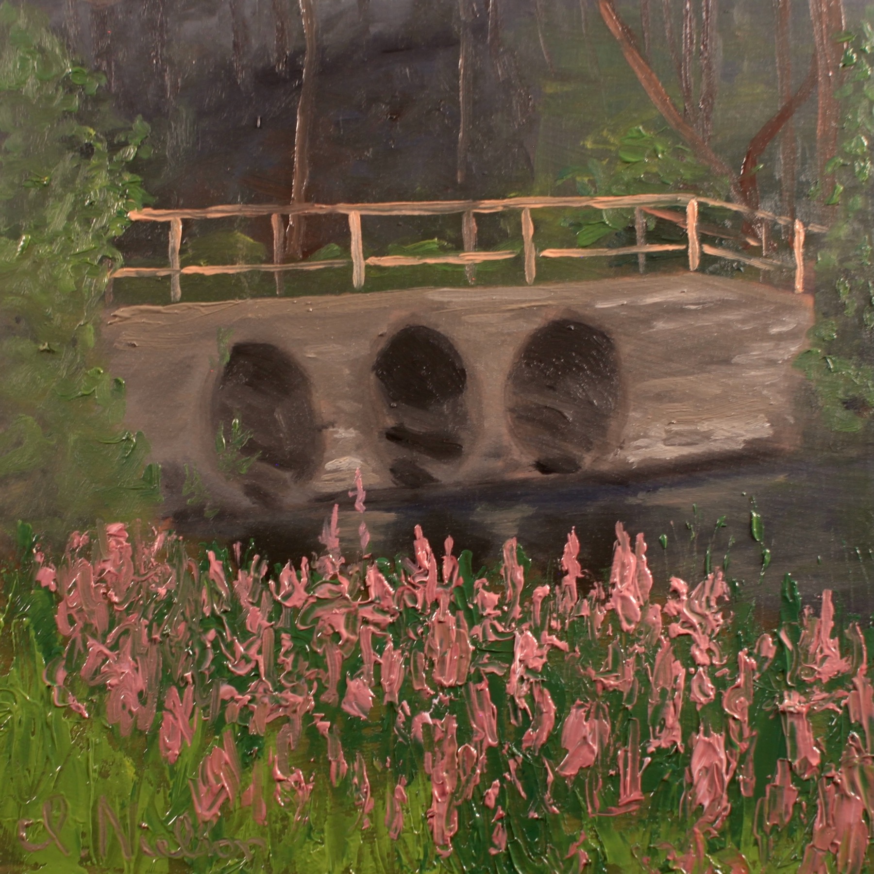 Field Grove Bridge in Summer