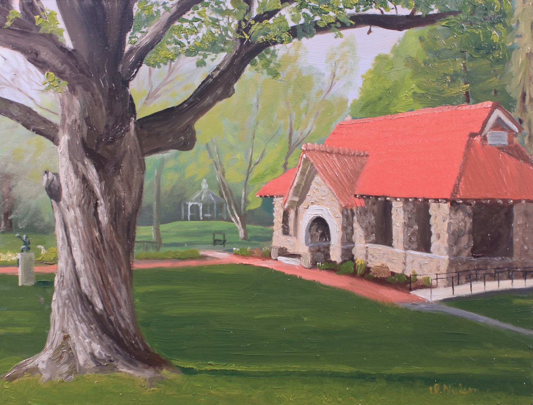 Greeley Park in Springtime