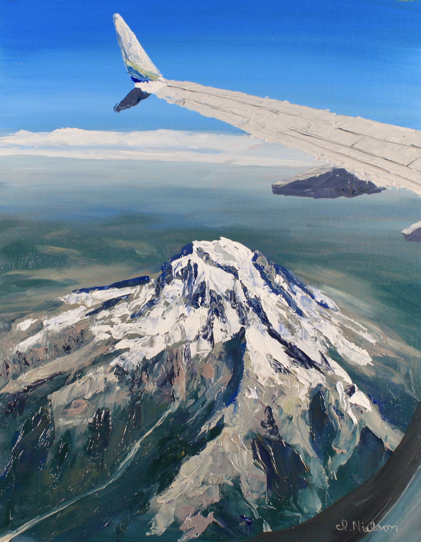 Mt Rainier from the Air